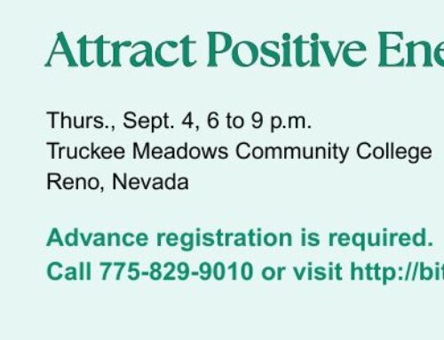 Attract Positive Energies to be held Sept. 4 at TMCC